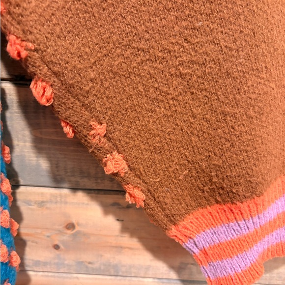 Cider 1XL Colorful Patchwork Sweater - Picture 4 of 5